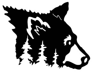 free dxf file bear