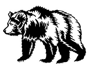 free dxf file bear