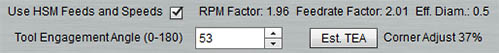 high speed machining calculator hsm advisor