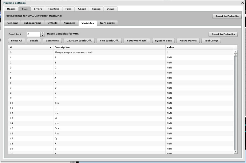 Macro Variable Setup in GWE